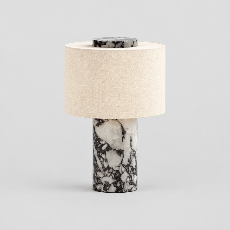 Gypsophile — Lampe à poser en marbre