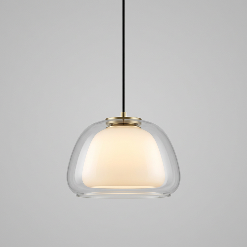 Fritillaire — Suspension cloche en verre