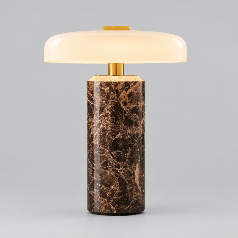 Statice — Lampe à poser en marbre