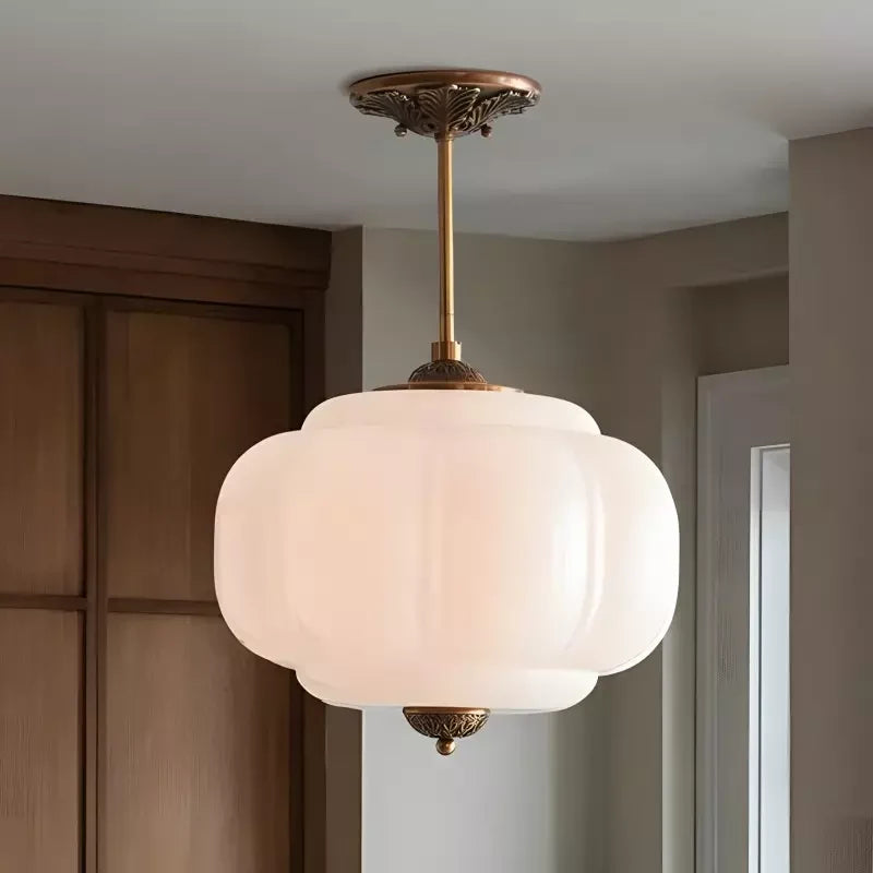 Nivéole — Suspension globe en verre