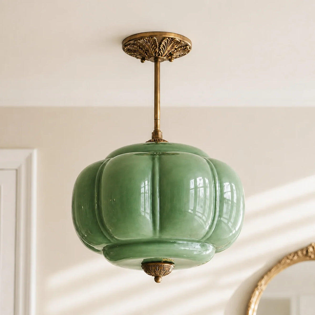 Nivéole — Suspension globe en verre