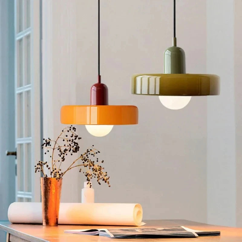 Tanaisie — Suspension disque en verre