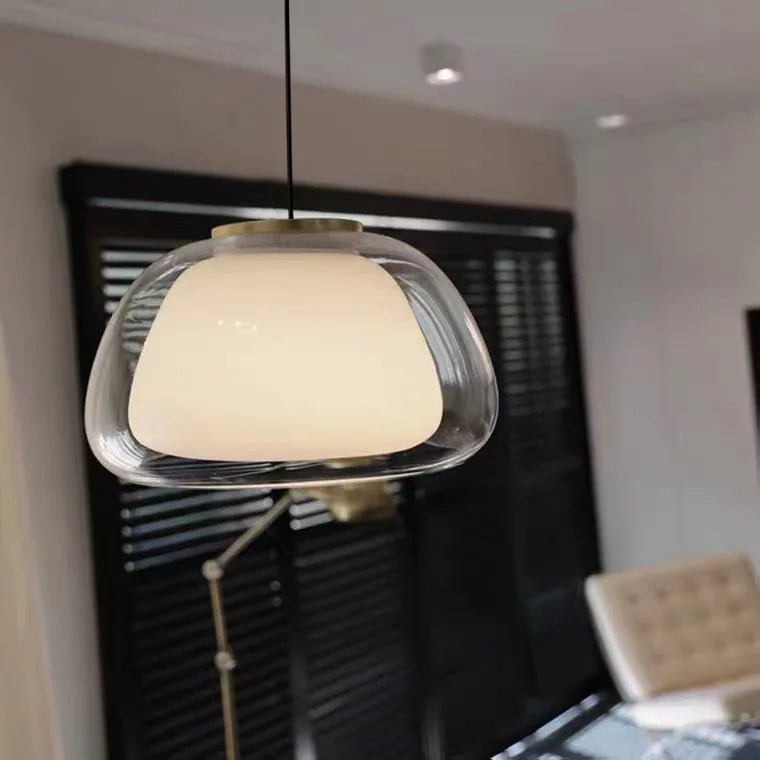 Fritillaire — Suspension cloche en verre