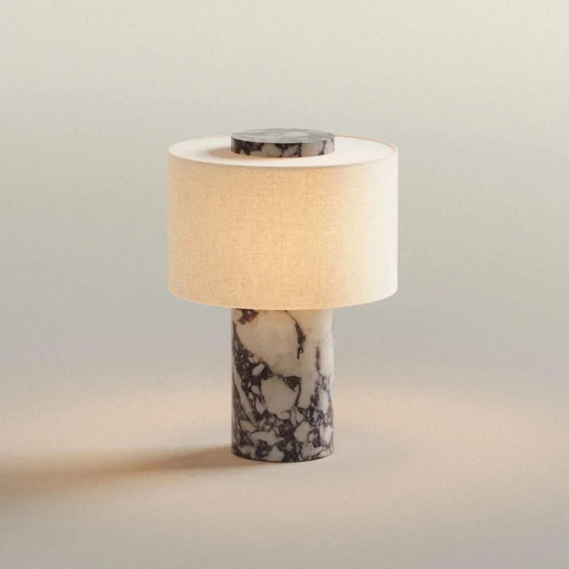 Gypsophile — Lampe à poser en marbre