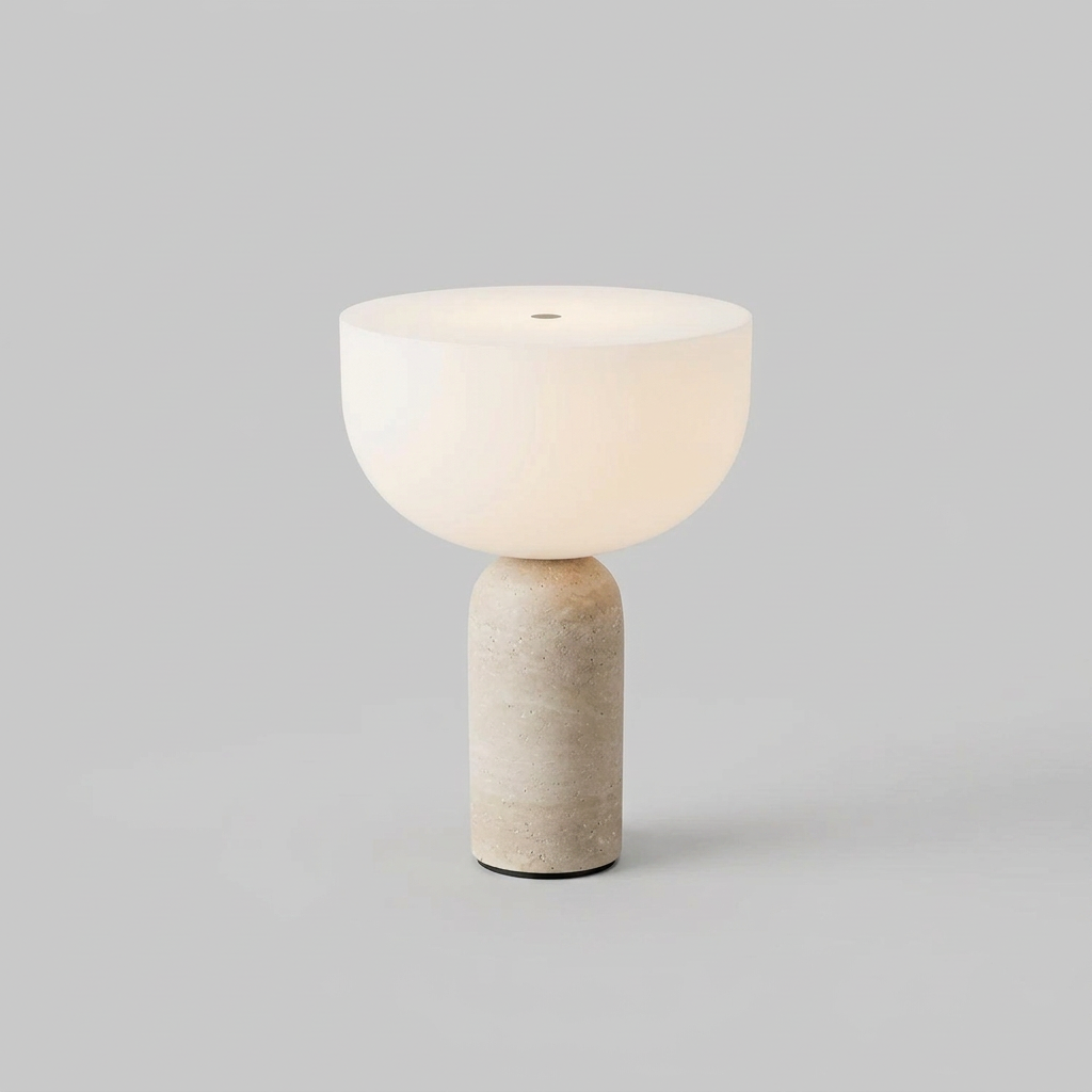 Angélique — Lampe à poser en marbre
