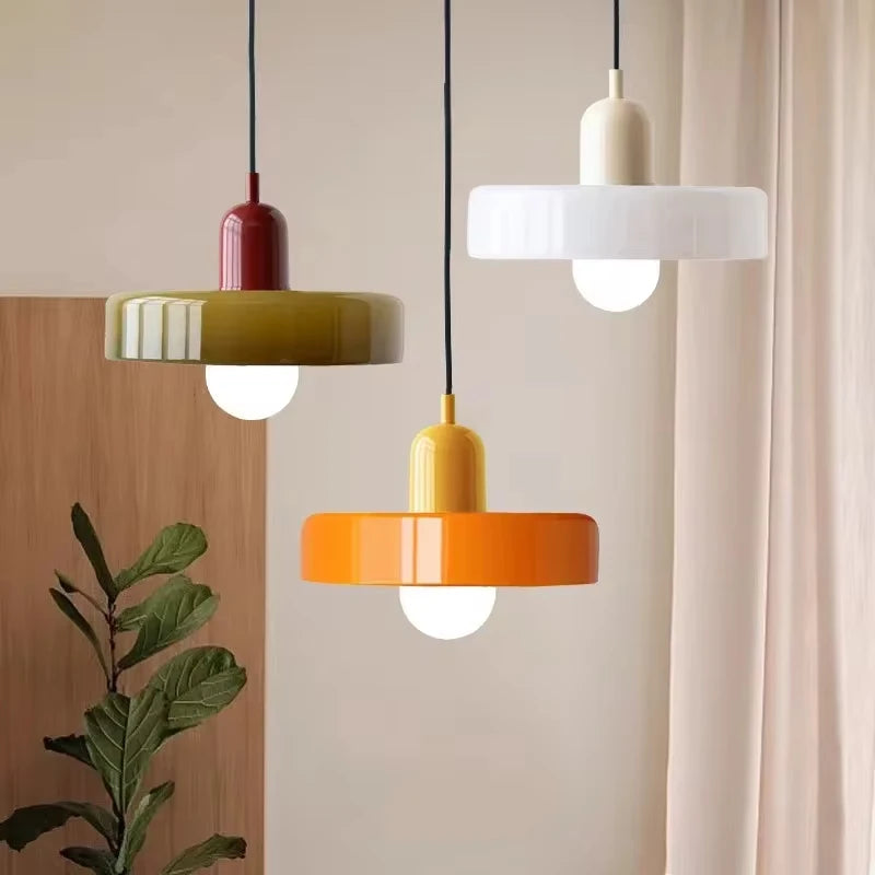 Tanaisie — Suspension disque en verre