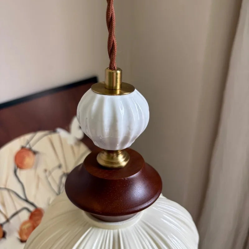 Anémone — Suspension fleur en céramique
