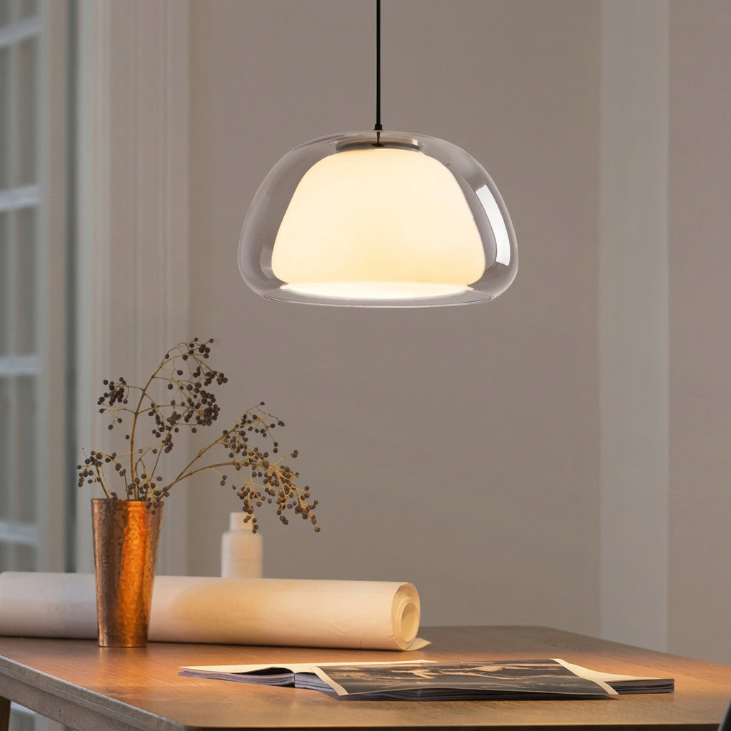Fritillaire — Suspension cloche en verre