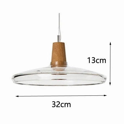 Mélilot, disque en verre clair de 32 cm