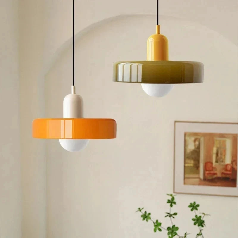 Tanaisie — Suspension disque en verre