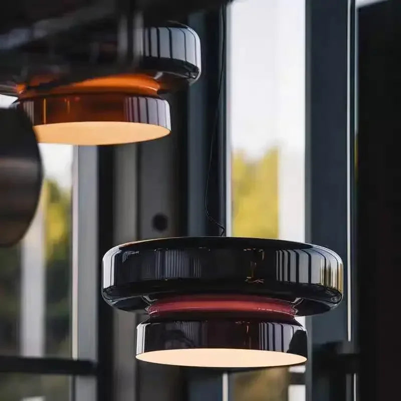 Dahlia — Suspension annulaire en verre