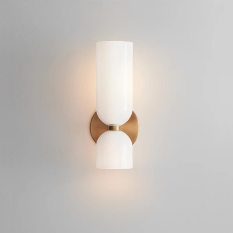 Gentiane — Applique en verre teinté