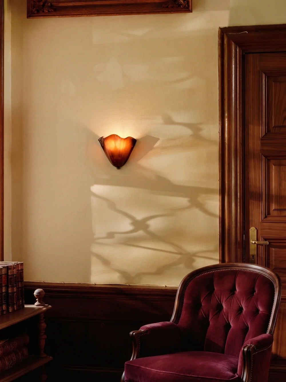 Amaryllis — Applique en verre