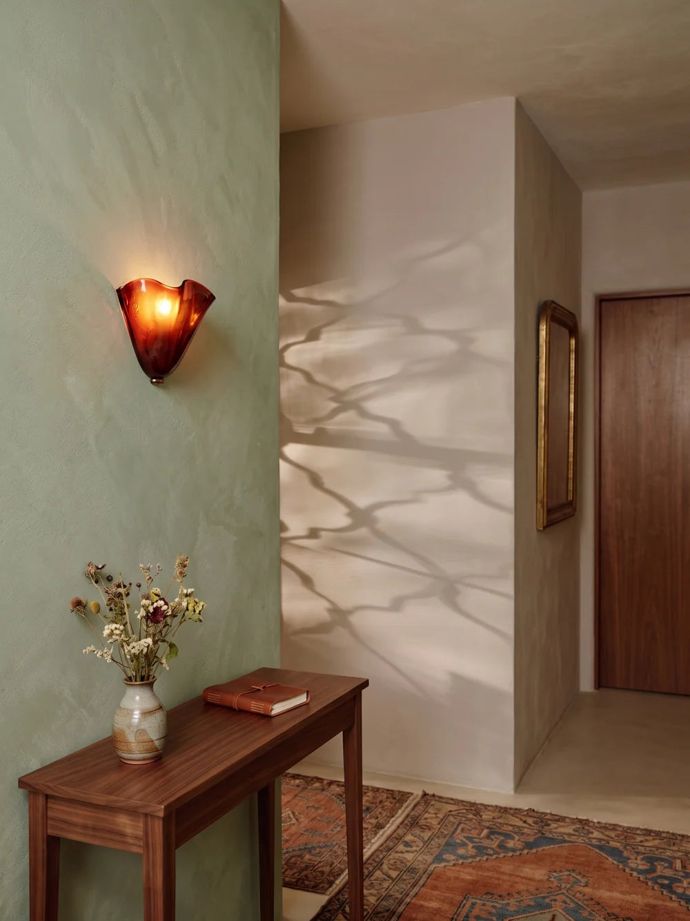 Amaryllis — Applique en verre