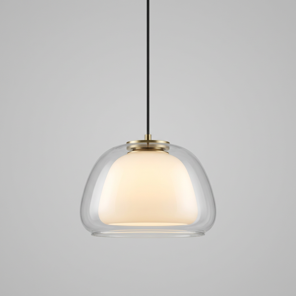 Fritillaire — Suspension cloche en verre