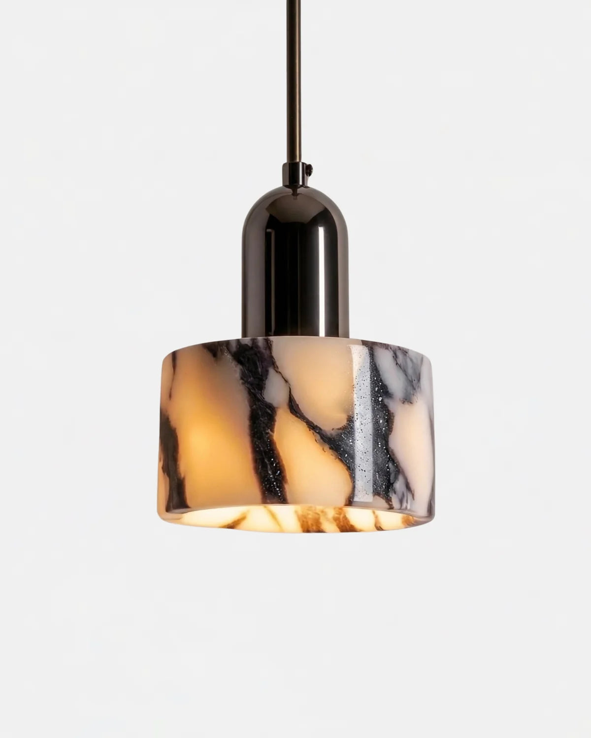 Cyclamen — Suspension marbre et opaline