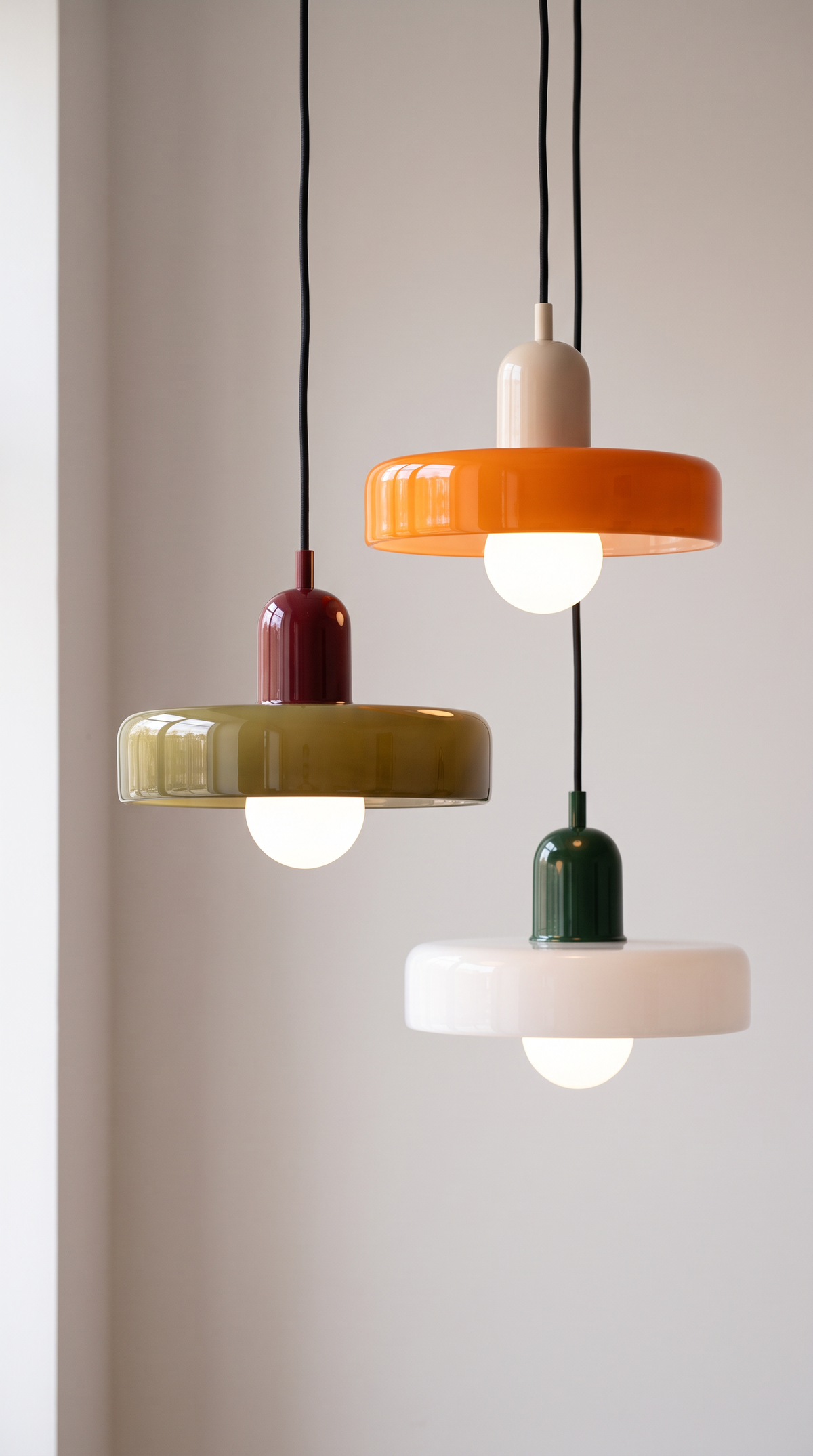 Tanaisie — Suspension disque en verre