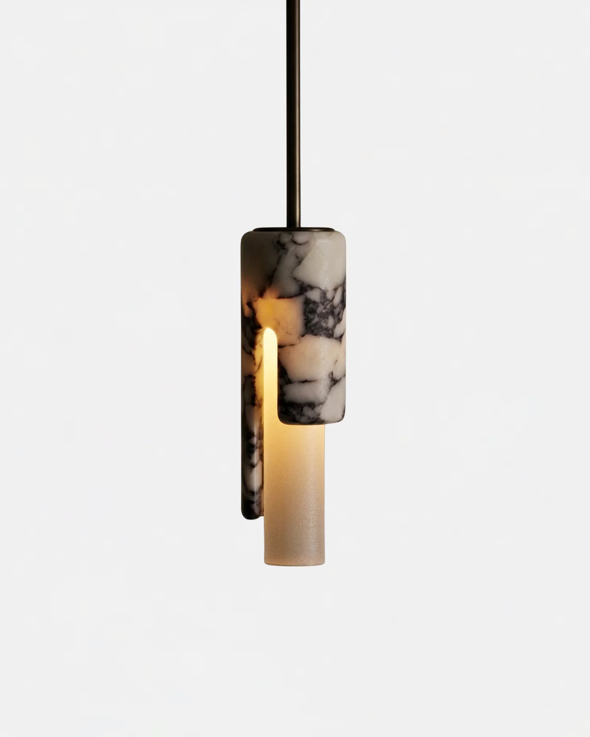 Jasmin — Suspension marbre et acrylique