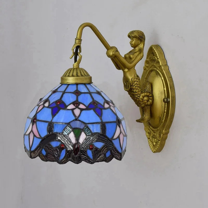 Saponaire — Applique en vitrail