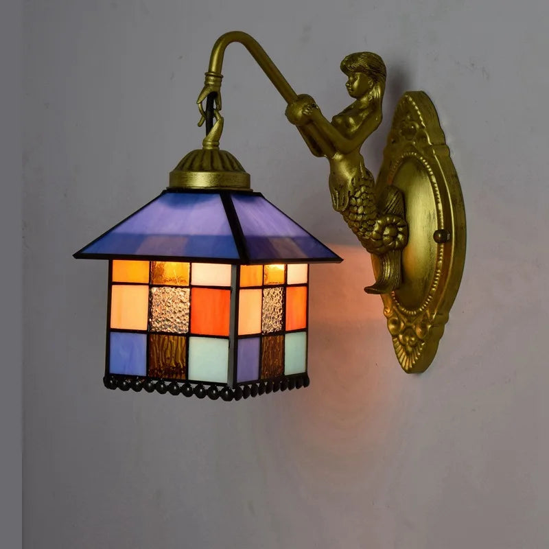 Saponaire — Applique en vitrail