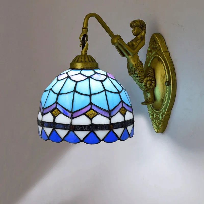 Saponaire — Applique en vitrail