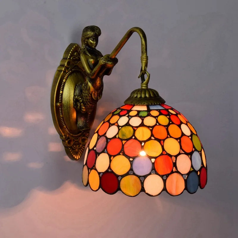 Saponaire — Applique en vitrail