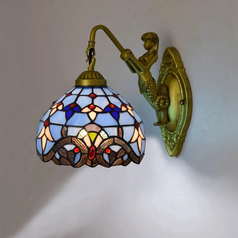 Saponaire — Applique en vitrail