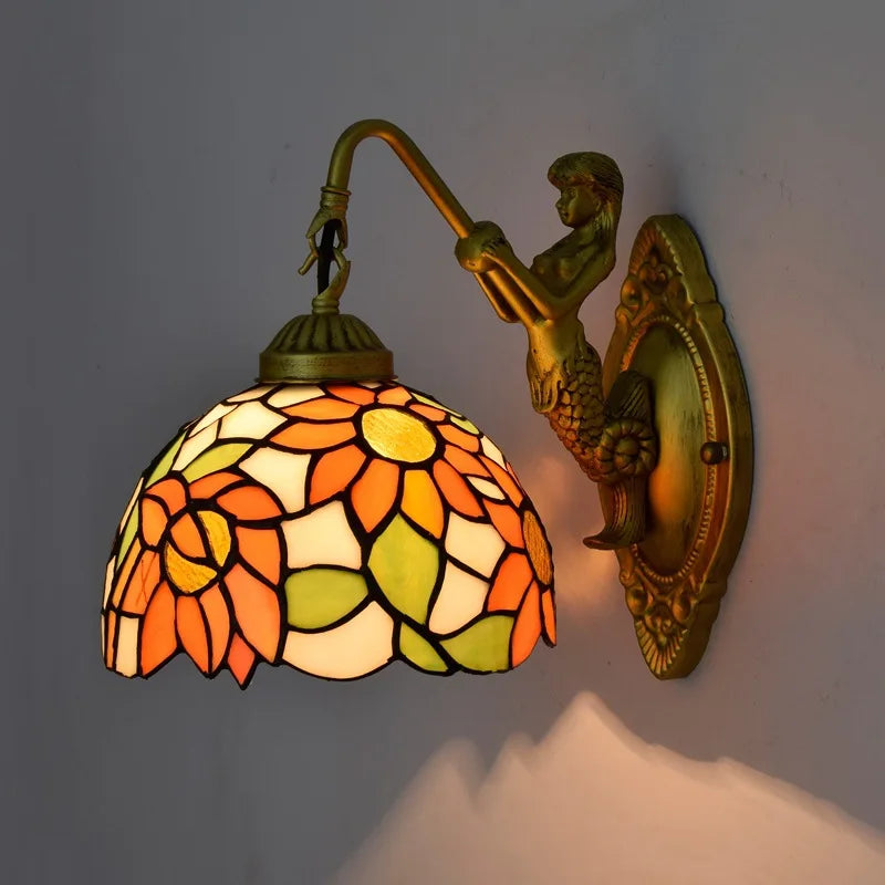 Saponaire — Applique en vitrail