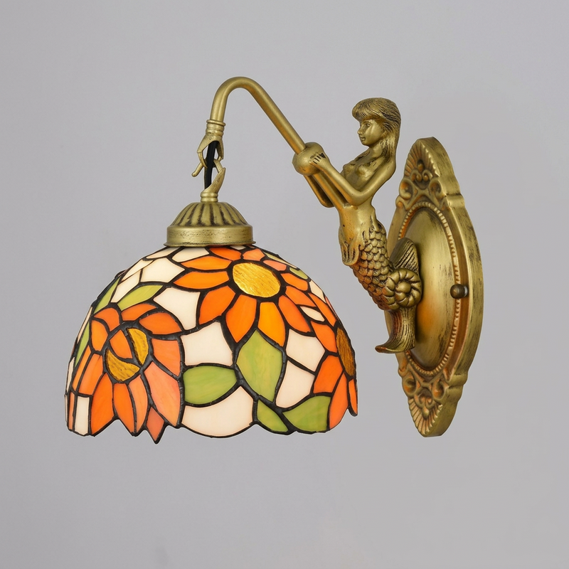 Saponaire — Applique en vitrail