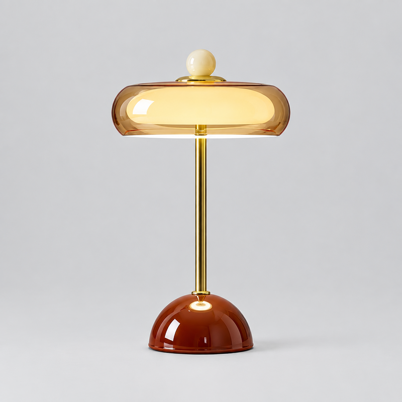 Souchet — Lampe à poser en verre