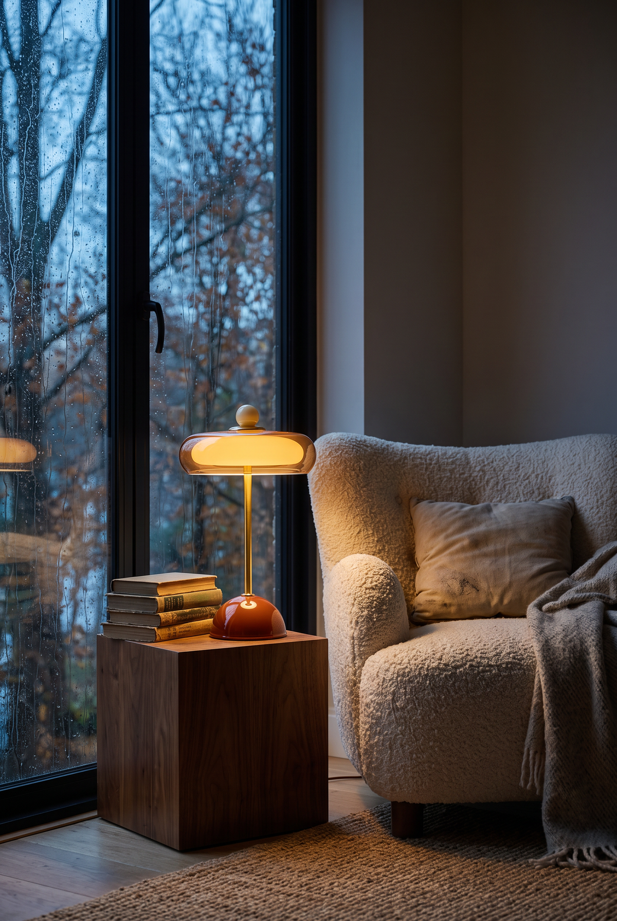 Souchet — Lampe à poser en verre