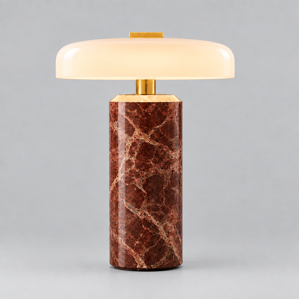 Statice — Lampe à poser en marbre