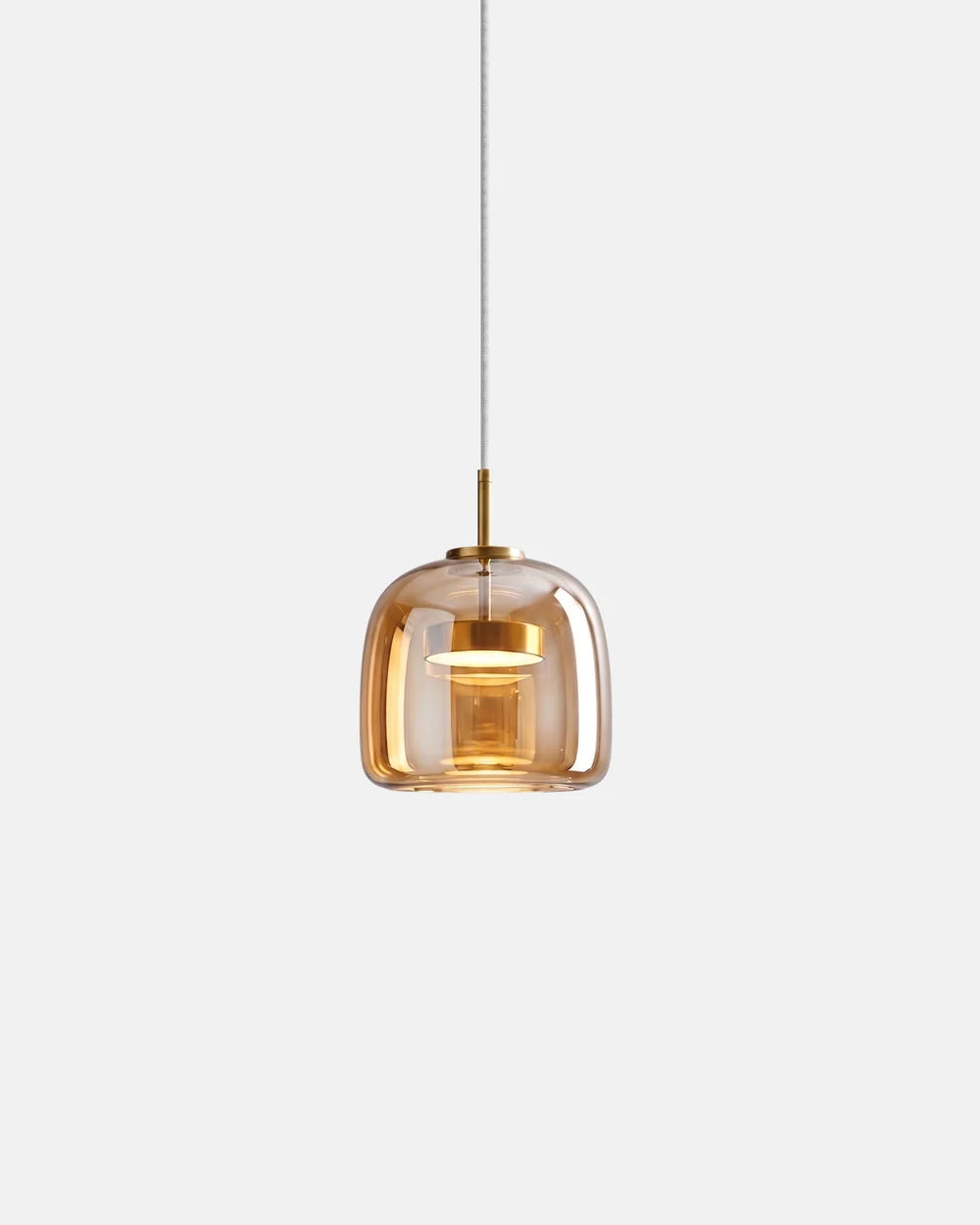 Valériane — Suspension en verre teinté