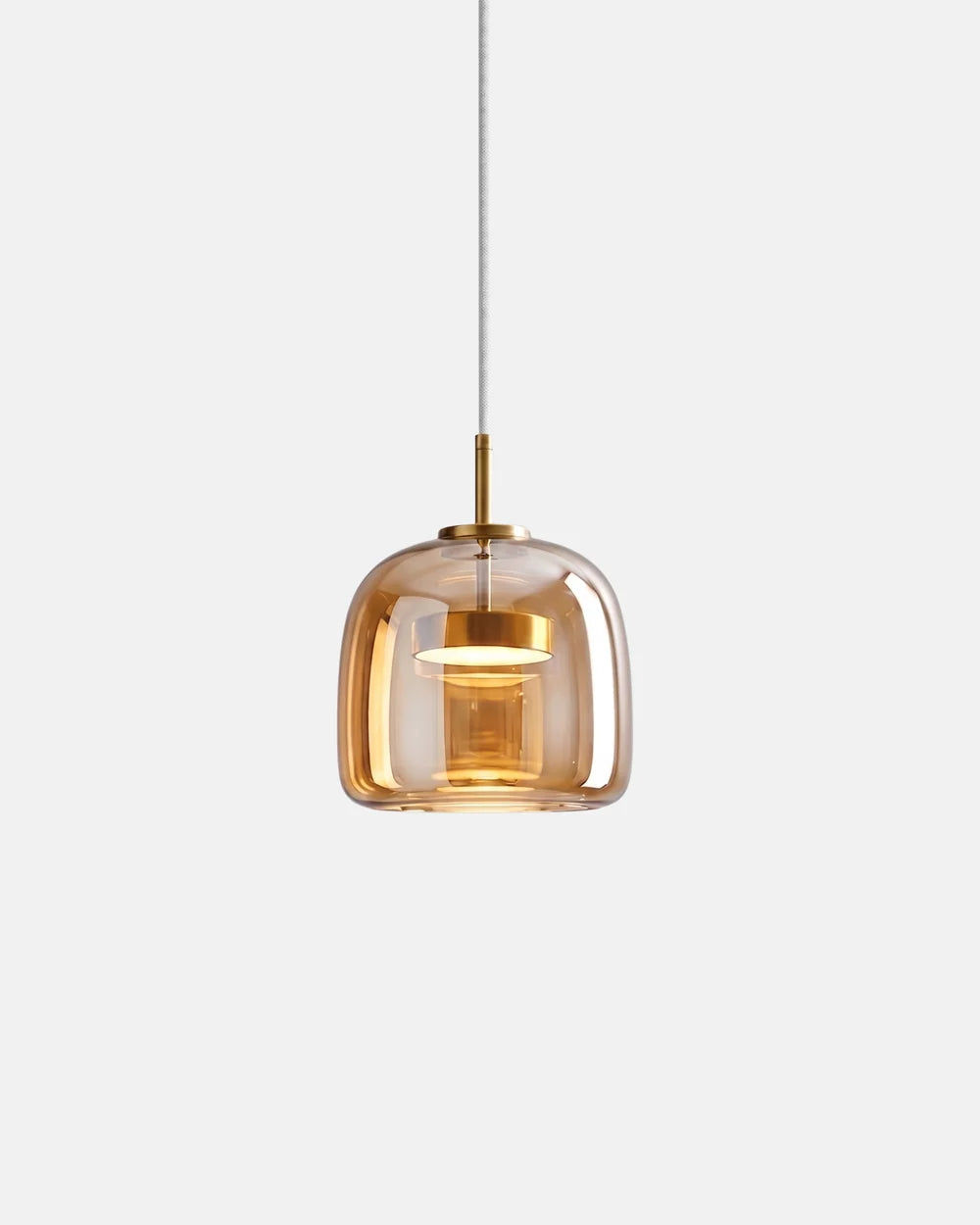 Valériane — Suspension en verre teinté