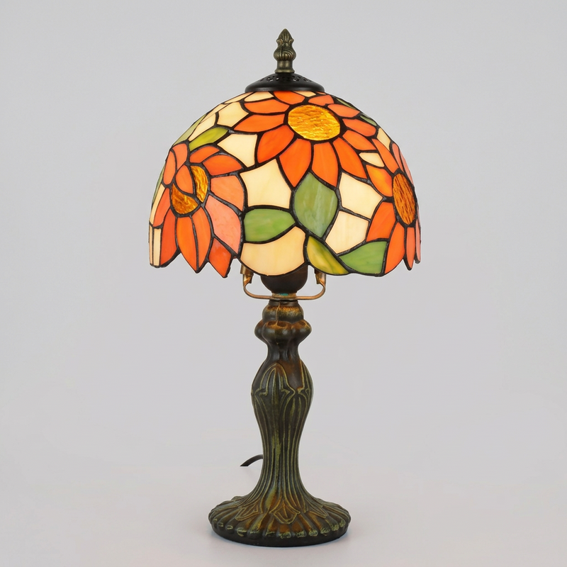 Véronique — Lampe à poser en vitrail