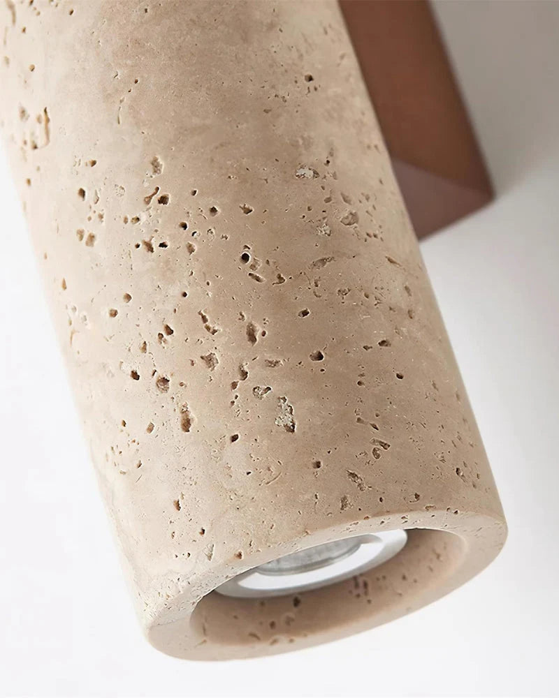 Verveine — Applique colonne en pierre