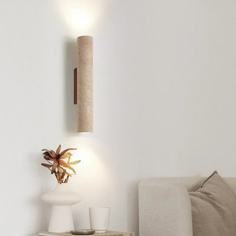 Verveine — Applique colonne en pierre