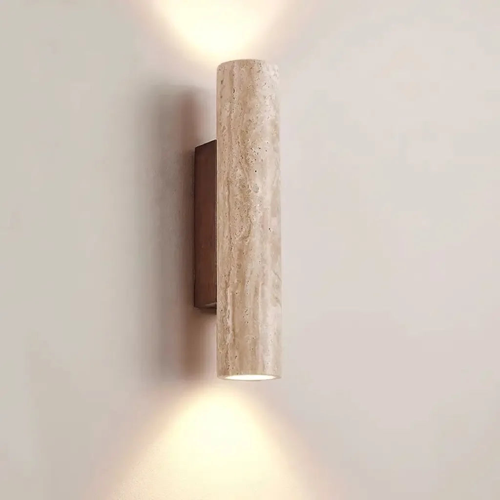 Verveine — Applique colonne en pierre